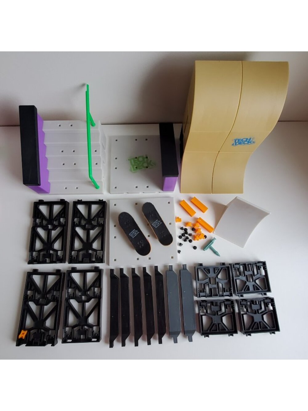 REPLACEMENT PIECES Tech Deck Skatepark Ramps Stairs Fingerboards Parts Lot
